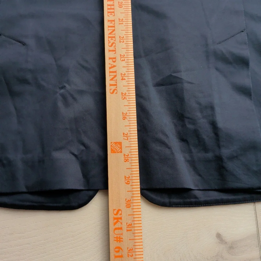 Vince Navy Blazer Jacket Mens 40R Navy Blue‎ Cotton Stretch Unlined Sport Coat
